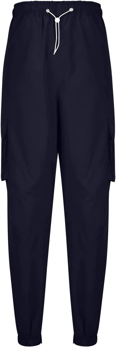 Cargo Sweatpants for Men Casual Fitness Drawstring Cargo Pants Workout Joggers Trousers Outdoor with Mutil Pockets
