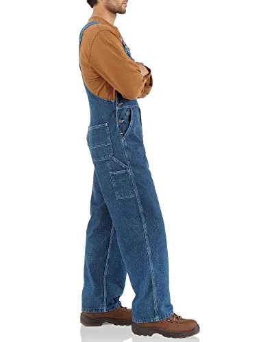 Carhartt 104672 Men's Washed Denim Bib Overalls