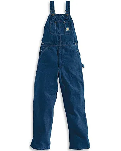 Carhartt 104672 Men's Washed Denim Bib Overalls