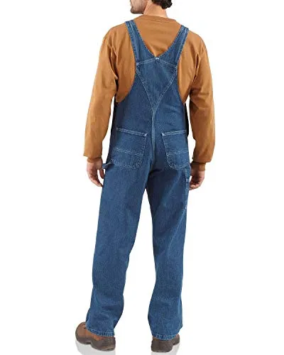 Carhartt 104672 Men's Washed Denim Bib Overalls