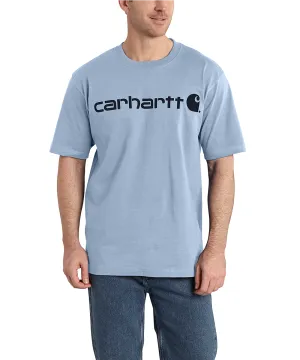 Carhartt K195 Signature Logo T-Shirt - Fog Blue