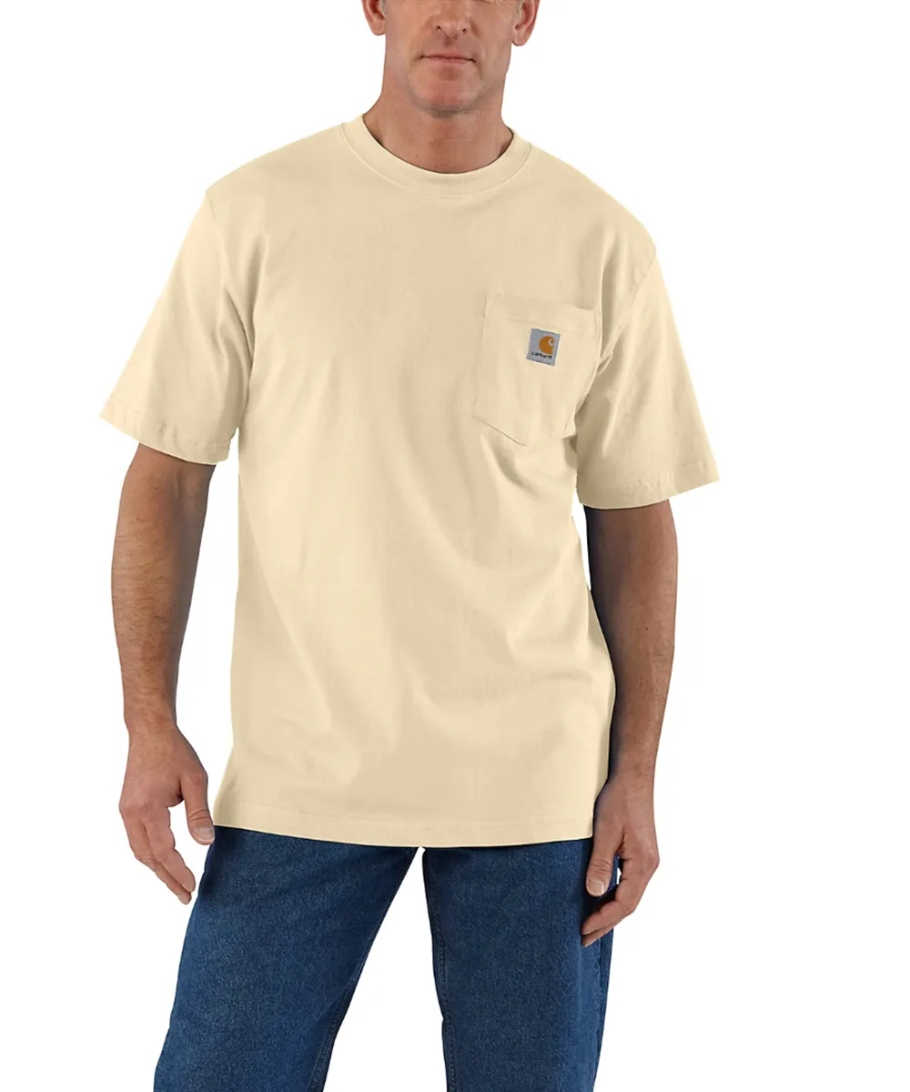 Carhartt K87 Workwear Pocket T-Shirt - Oat Milk