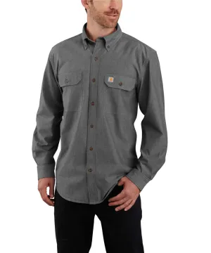 Carhartt Men's Chambray Shirt - Black Chambray