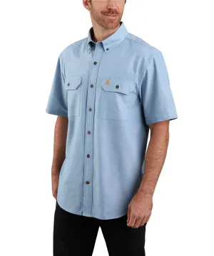 Carhartt Men's Short Sleeve Chambray Shirt - Chambray Blue