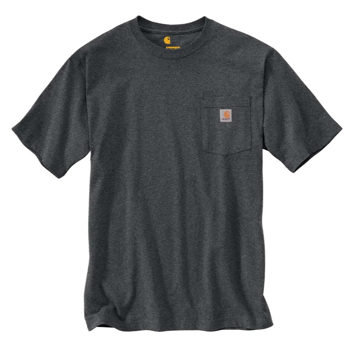 Carhartt Men's Tall Granite Heather Workwear Pocket Short Sleeve T-Shirt