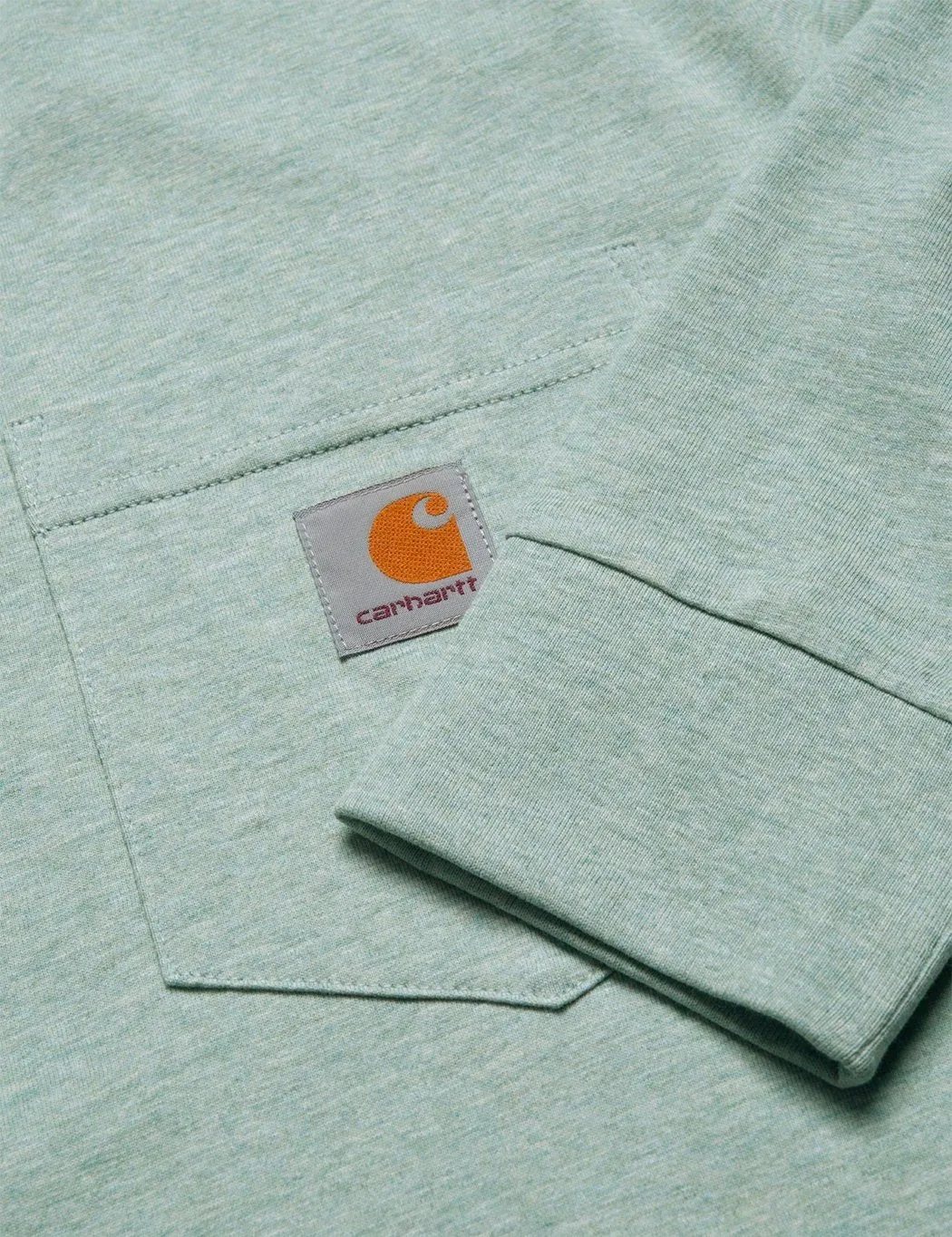 Carhartt-WIP Pocket Long Sleeve T-Shirt - Zola Heather
