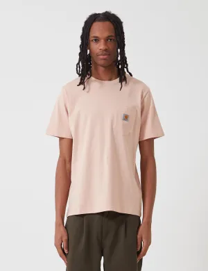 Carhartt-WIP Pocket T-Shirt - Powdery Pink