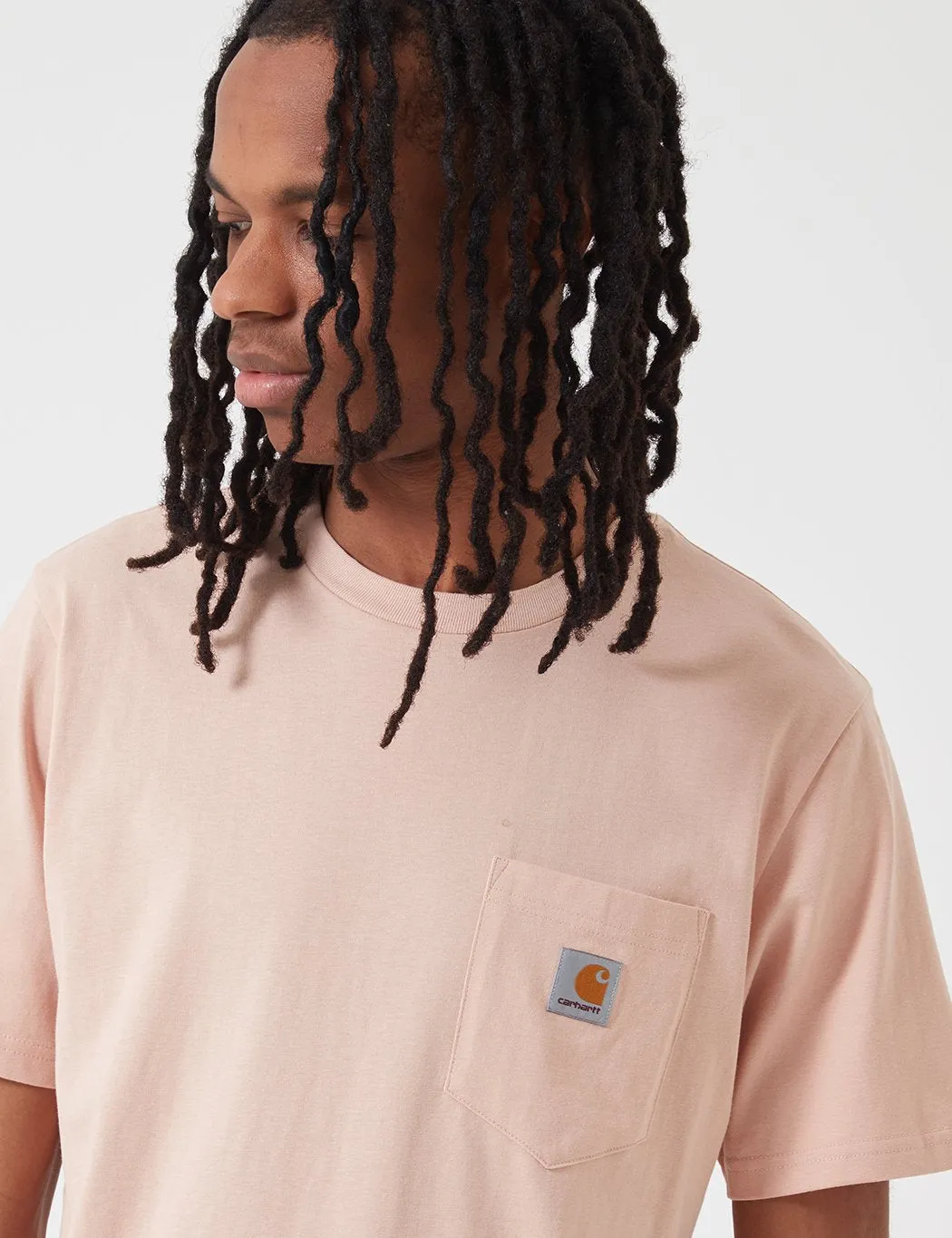 Carhartt-WIP Pocket T-Shirt - Powdery Pink