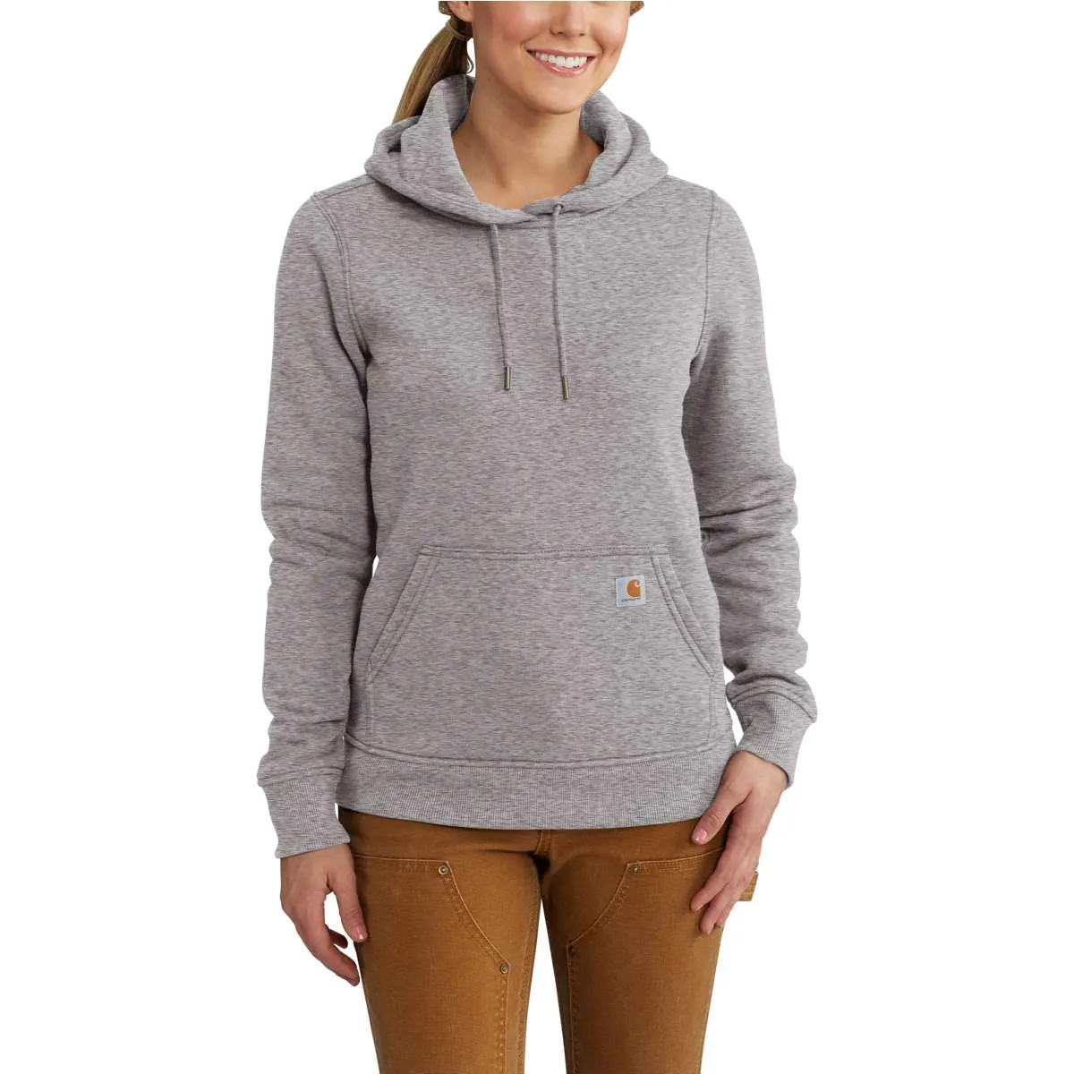 Carhartt Women's Asphalt Heather Clarksburg Pullover Sweatshirt