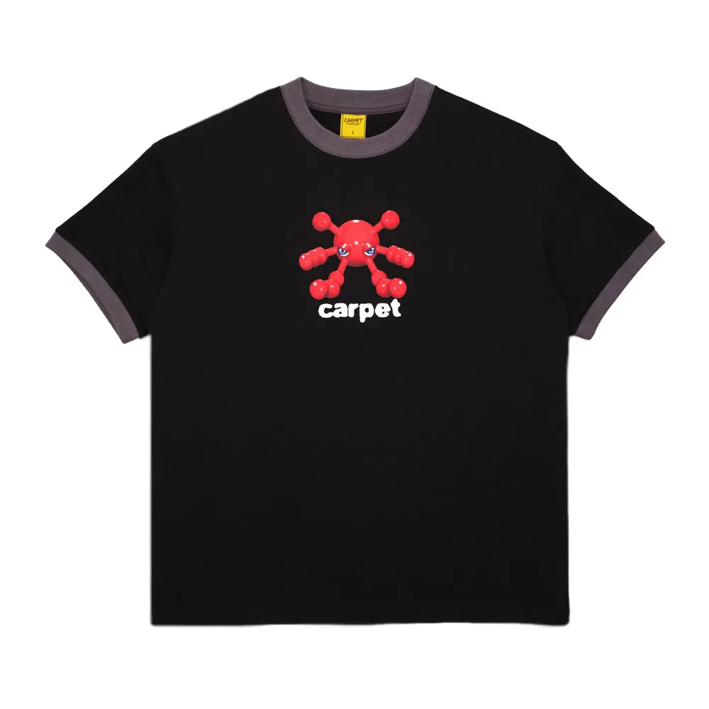 Carpet Company 'Bacteria Ringer' T-Shirt (Black)