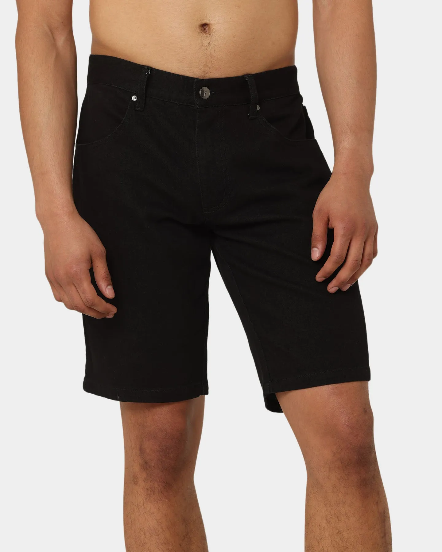 Carre Relache Denim Shorts Black