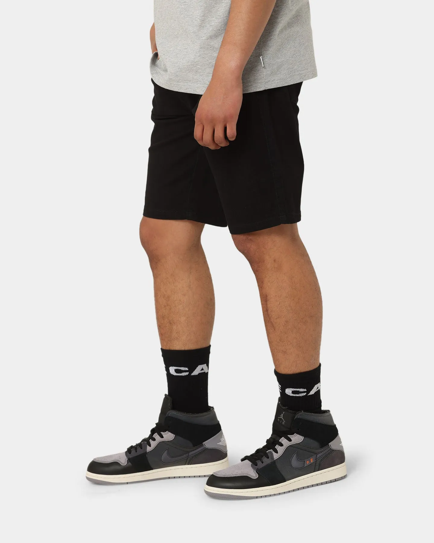 Carre Relache Denim Shorts Black