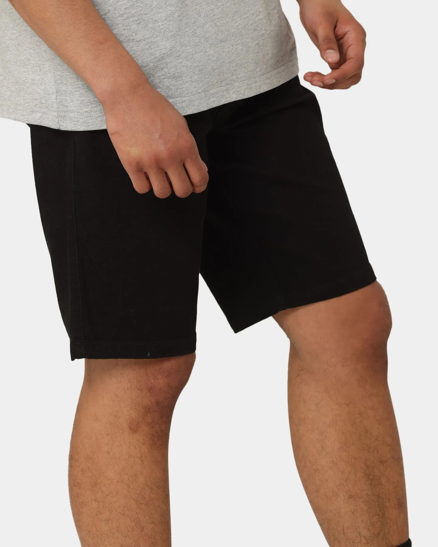 Carre Relache Denim Shorts Black