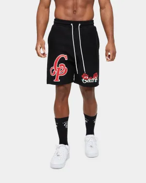 Carre Volle Rose Sweat Shorts Washed Black