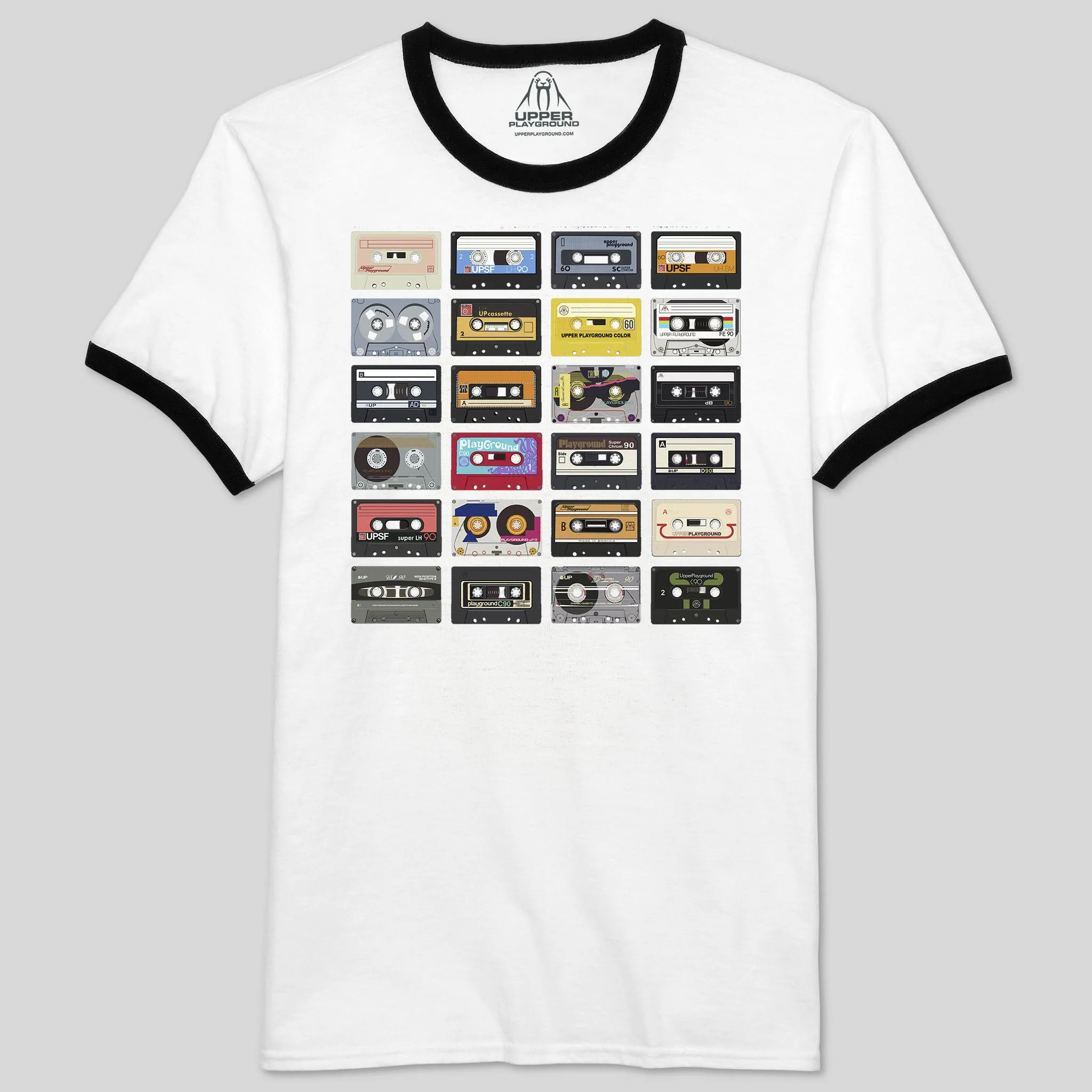 CASSETTES MEN'S RINGER TEE