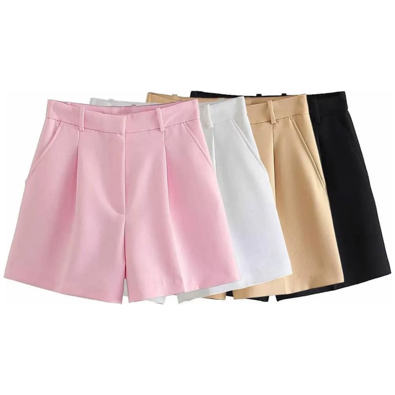 Casual Cargo Shorts High Waist Pants.