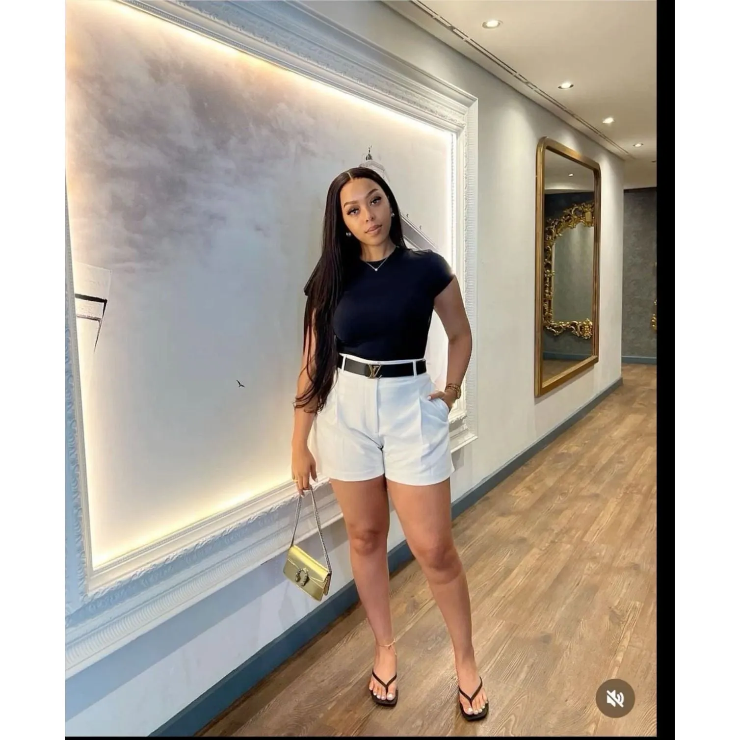 Casual Cargo Shorts High Waist Pants.