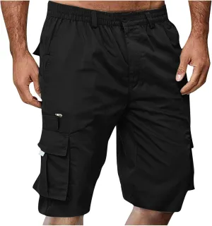Cathalem Cargo Shorts for Men Casual Summer Shorts Work Shorts Hiking Cargo Shorts Lightweight Loose Fit Athletic Shorts