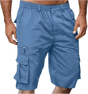 Cathalem Cargo Shorts for Men Casual Summer Shorts Work Shorts Hiking Cargo Shorts Lightweight Loose Fit Athletic Shorts