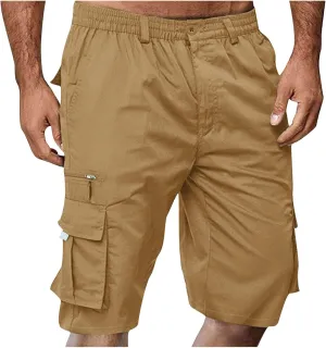 Cathalem Cargo Shorts for Men Casual Summer Shorts Work Shorts Hiking Cargo Shorts Lightweight Loose Fit Athletic Shorts