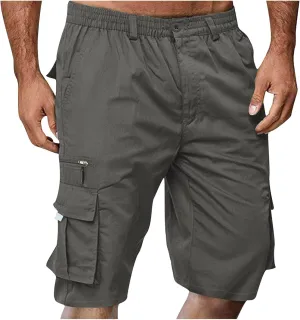 Cathalem Cargo Shorts for Men Casual Summer Shorts Work Shorts Hiking Cargo Shorts Lightweight Loose Fit Athletic Shorts
