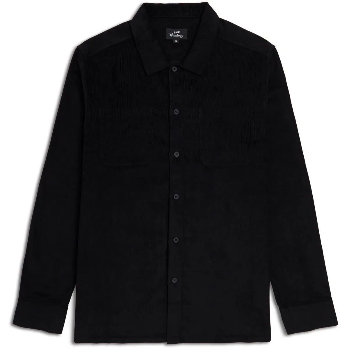 CCS Long Sleeve Corduroy Shirt - Black