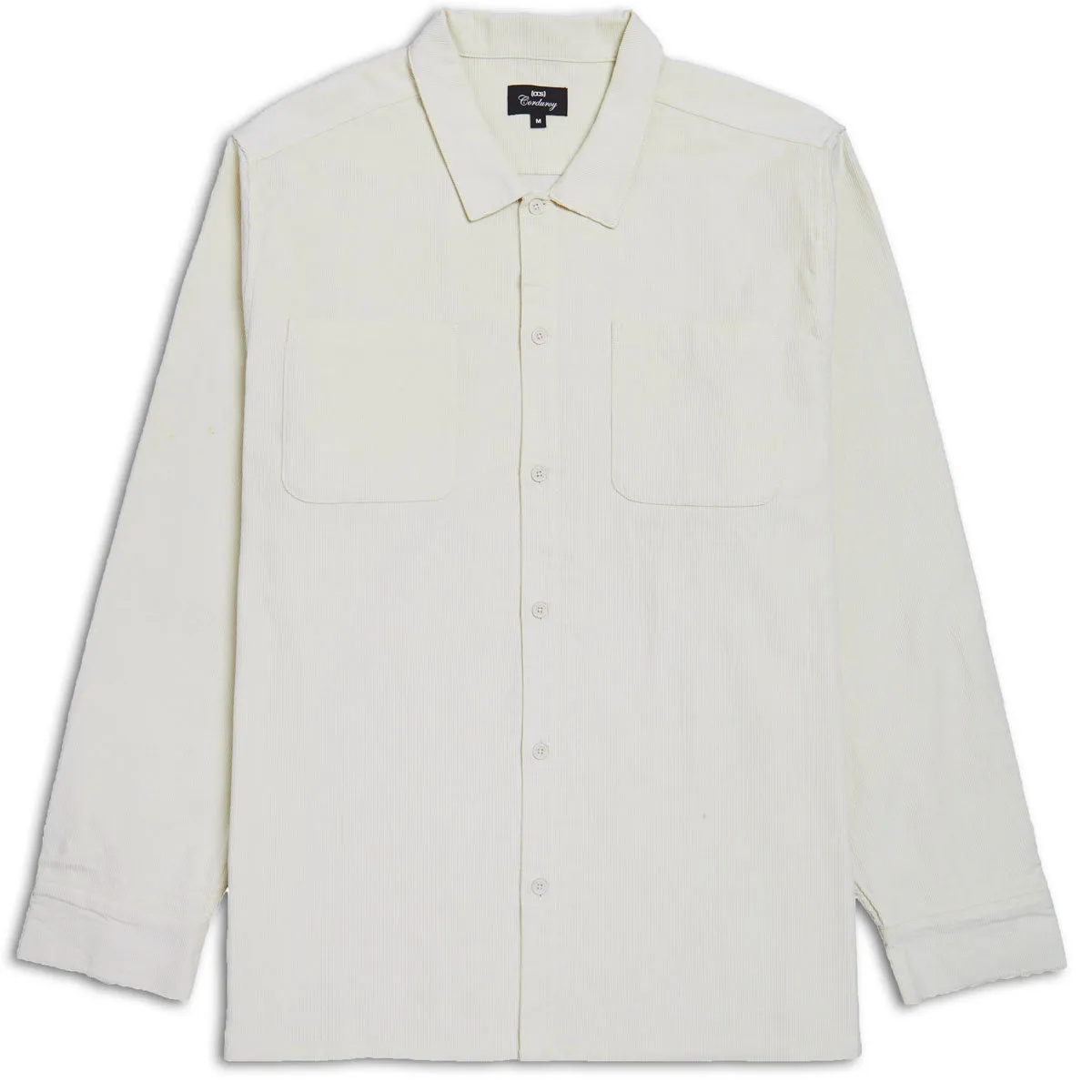 CCS Long Sleeve Corduroy Shirt - Off White