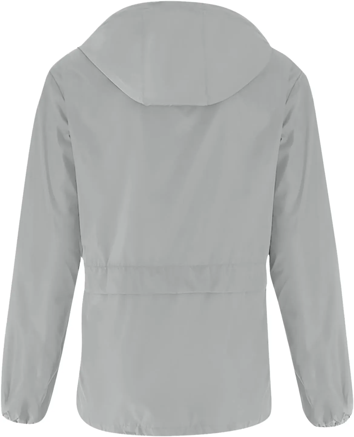 Cdiecer Raincoat Women Waterproof Rain Jacket Outdoor Hooded Windbreaker Lightweight Outdoor Active Hoodie with Pockets