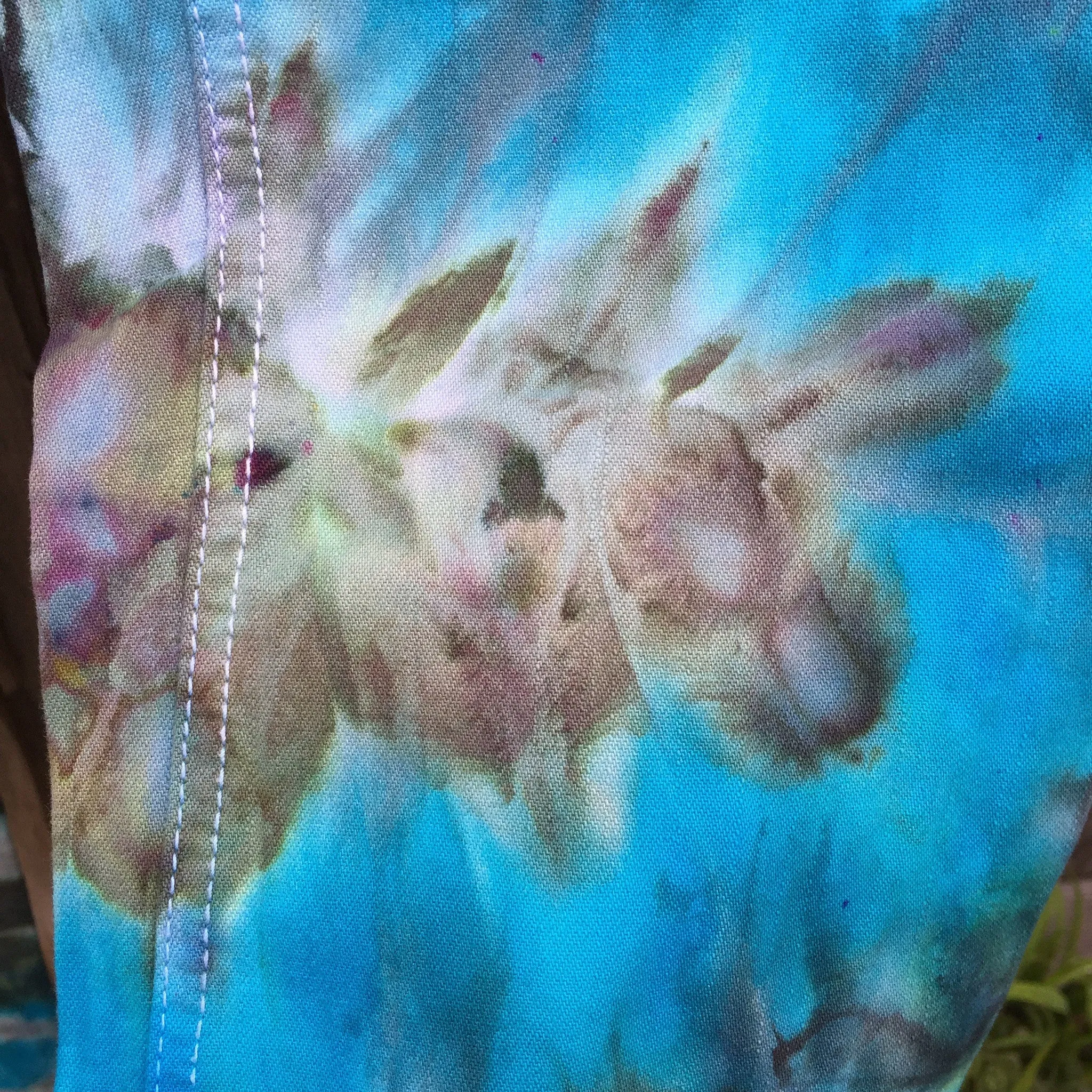 Celebration Shibori Dyed Jeans by Sage Luxury