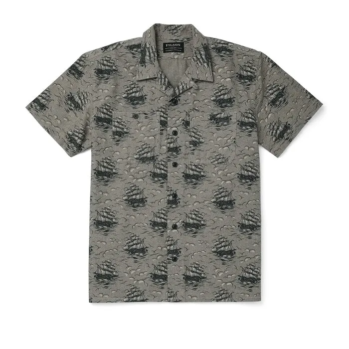 Chambray Short Sleeve Camp Shirt | Ships
