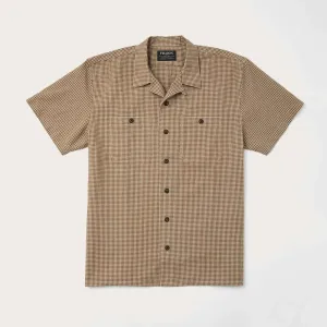 CHAMBRAY SHORT SLEEVE CAMP SHIRT