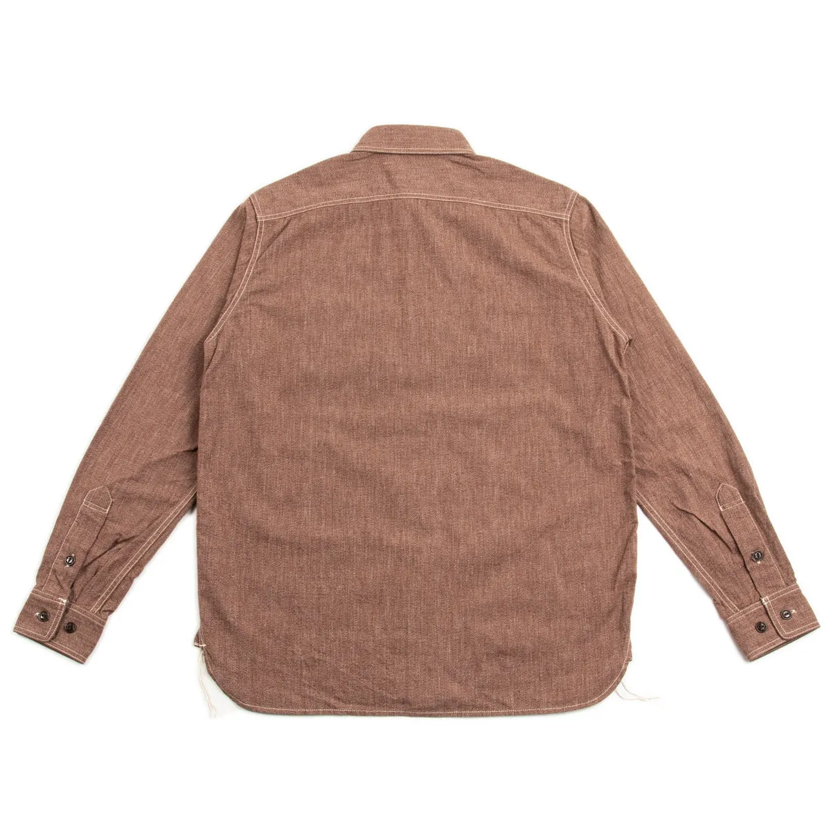Chambray Work Shirt - Coral