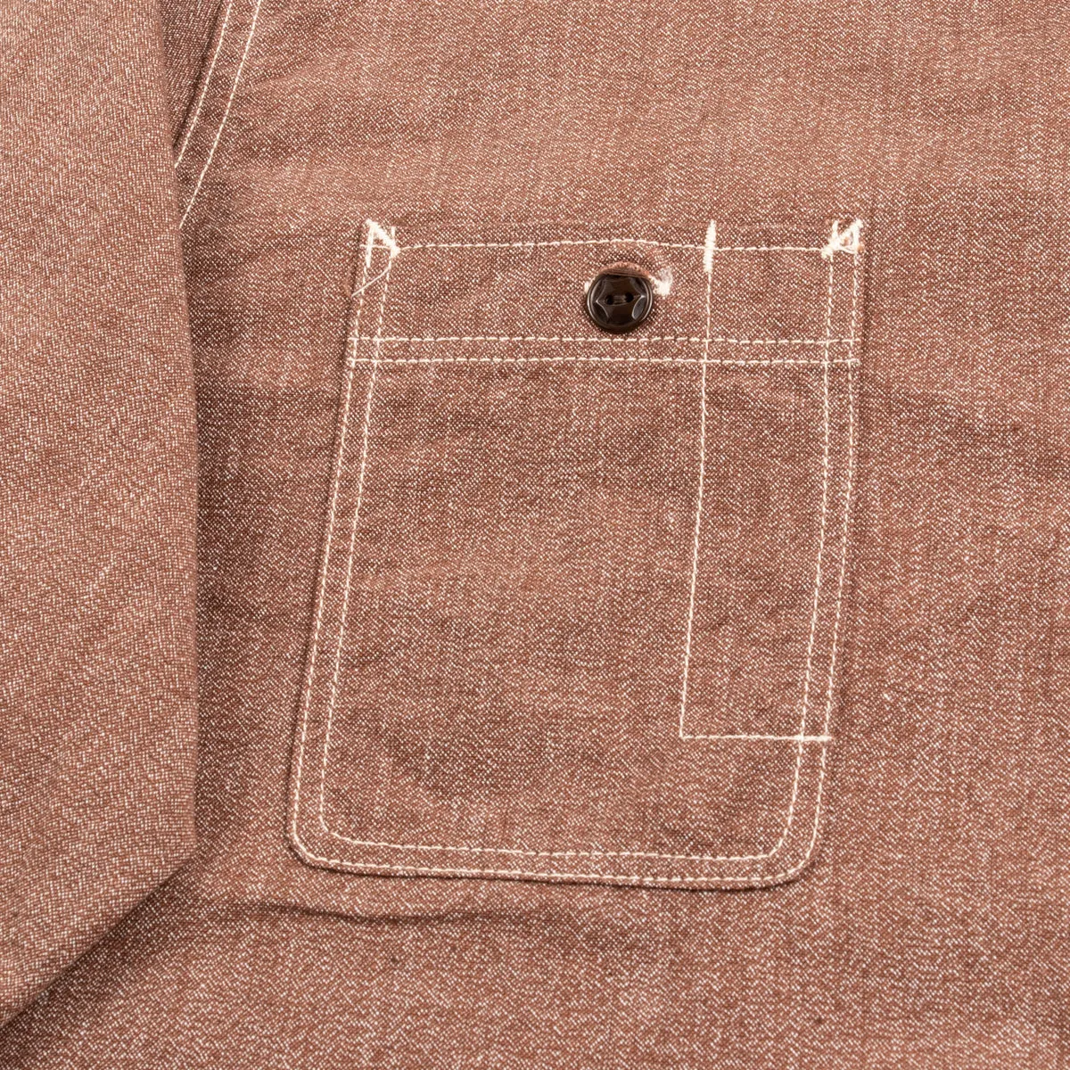 Chambray Work Shirt - Coral