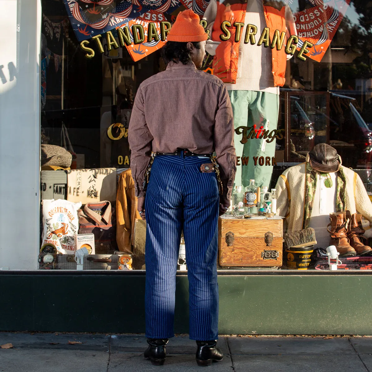 Chambray Work Shirt - Coral