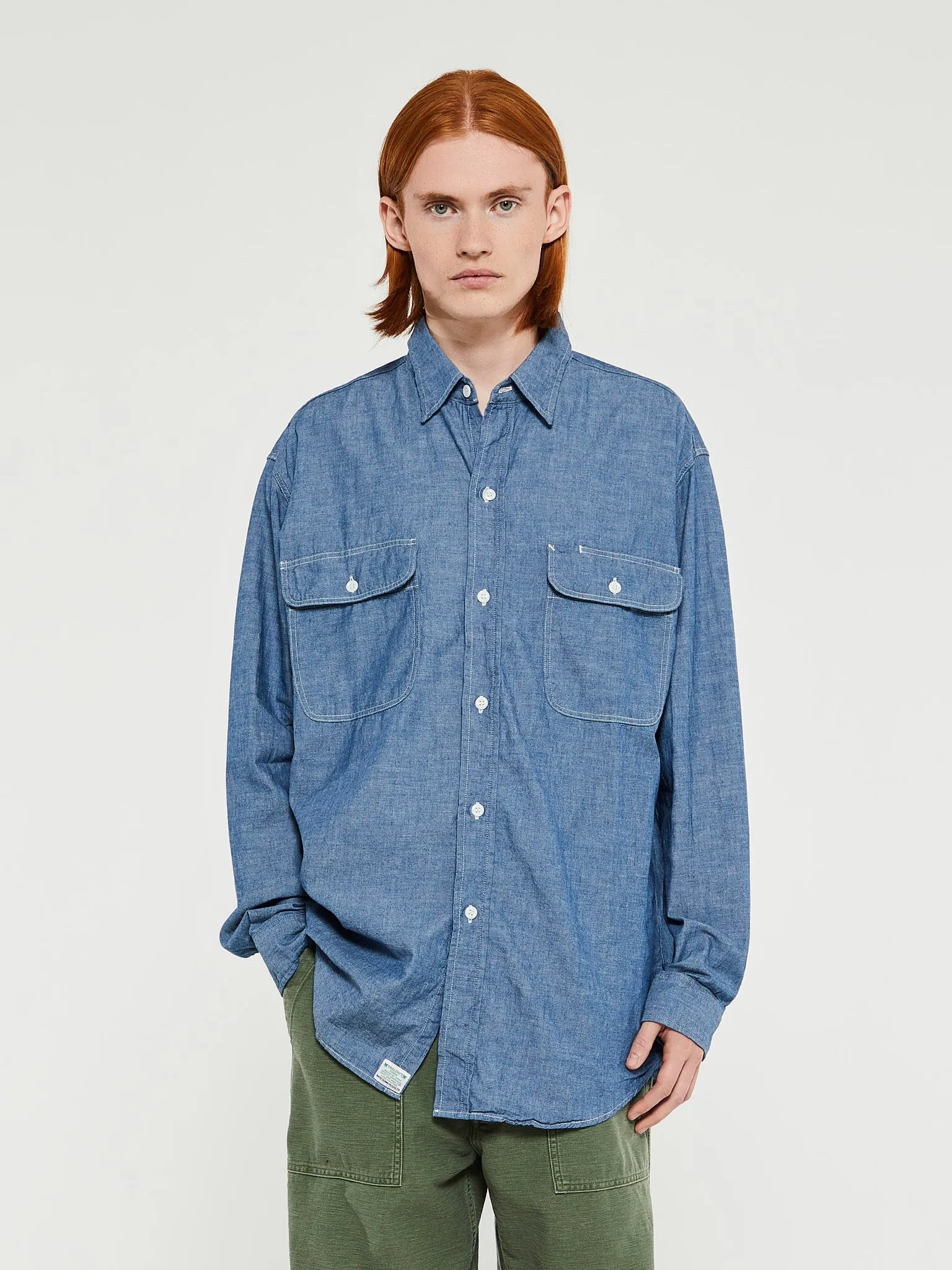 Chambray Work Shirt in Chambray