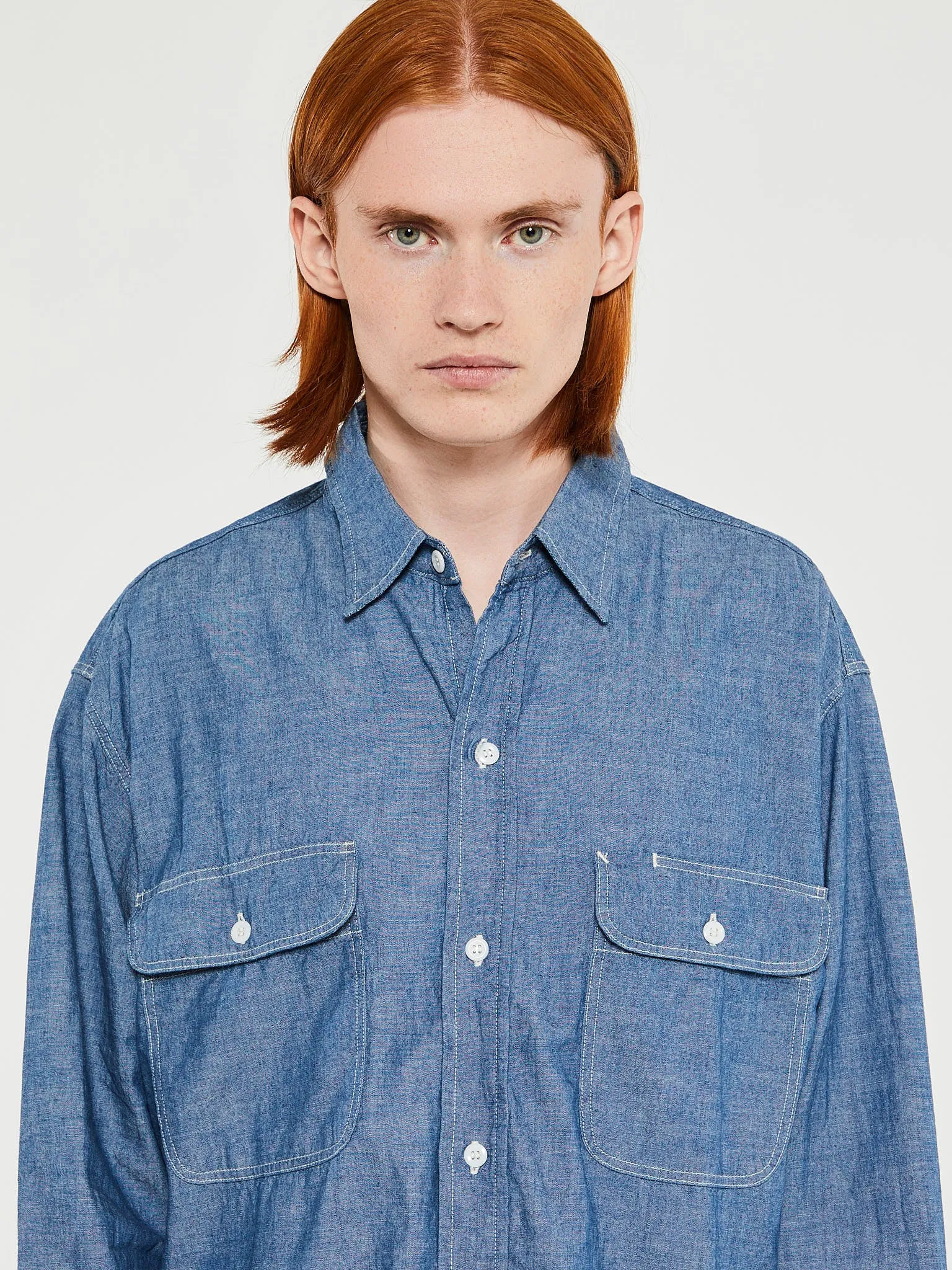 Chambray Work Shirt in Chambray