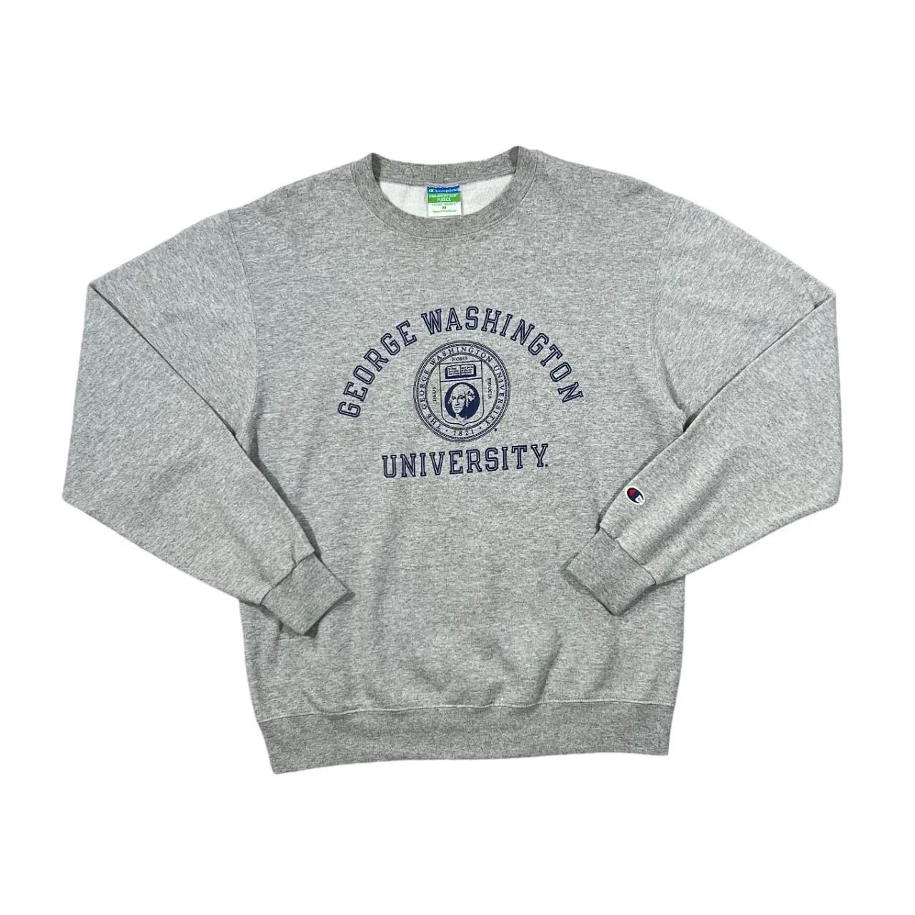 Champion GEORGE WASHINGTON UNIVERSITY College Spellout Graphic Crewneck Sweatshirt