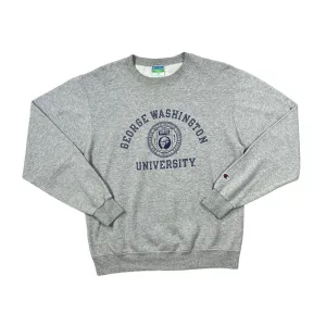 Champion GEORGE WASHINGTON UNIVERSITY College Spellout Graphic Crewneck Sweatshirt