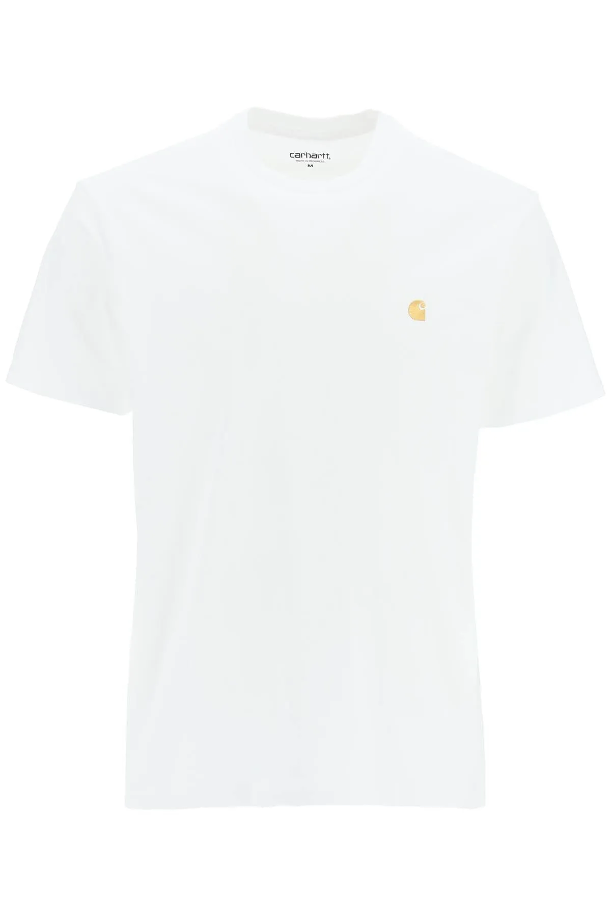 chase oversized t-shirt I026391 WHITE / GOLD