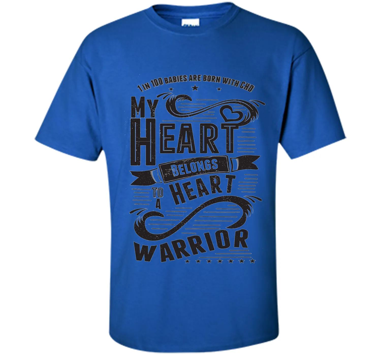 CHD Shirts - My Heart Belongs To A Heart Warrior T-Shirt
