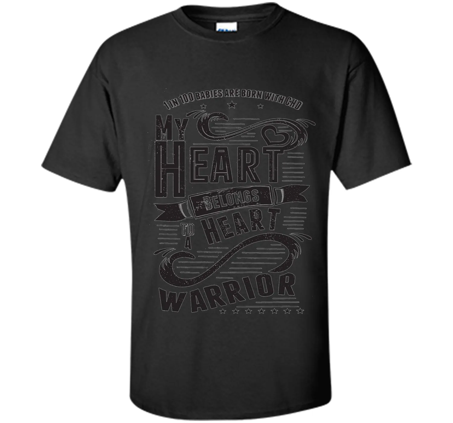 CHD Shirts - My Heart Belongs To A Heart Warrior T-Shirt