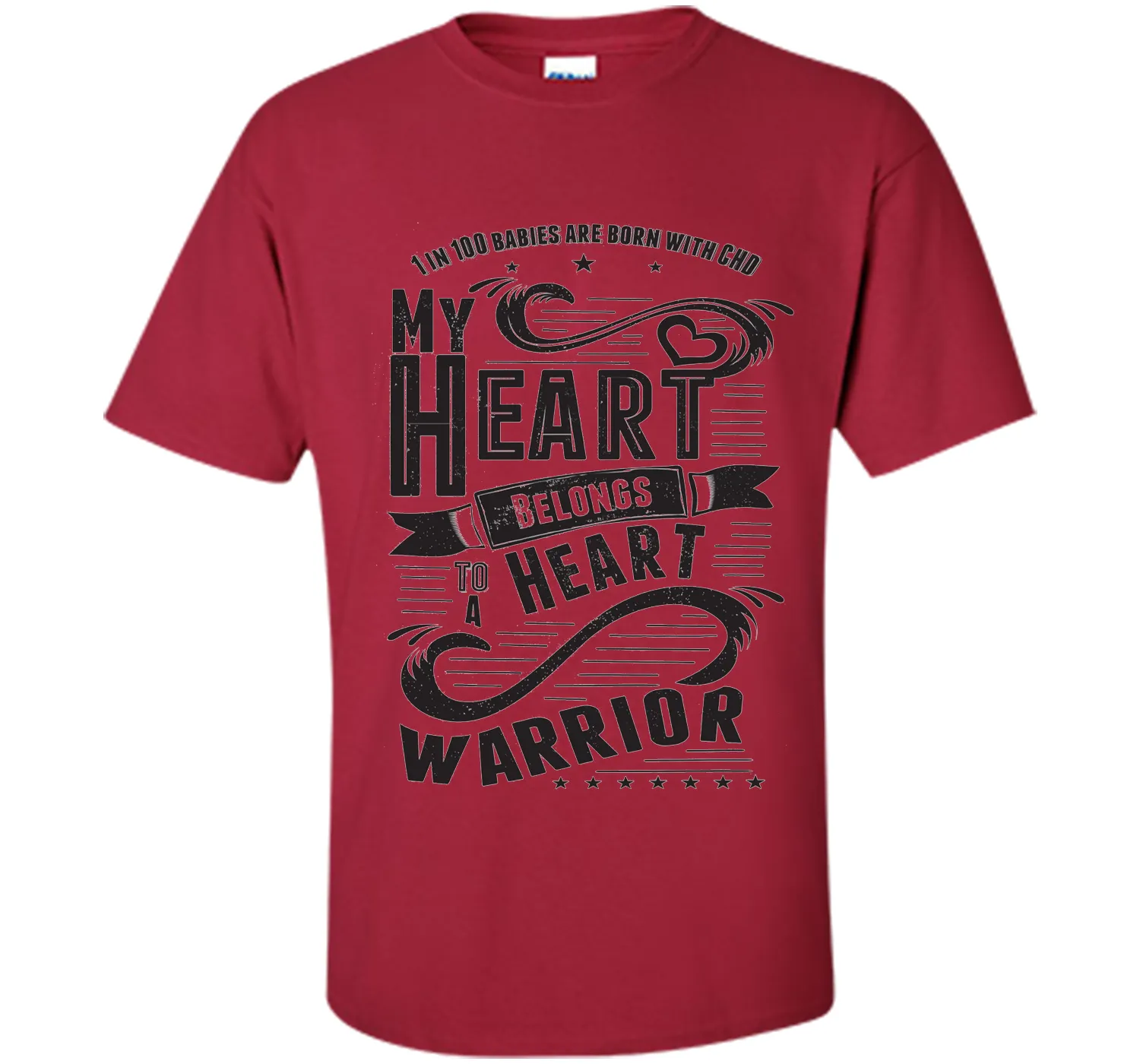 CHD Shirts - My Heart Belongs To A Heart Warrior T-Shirt