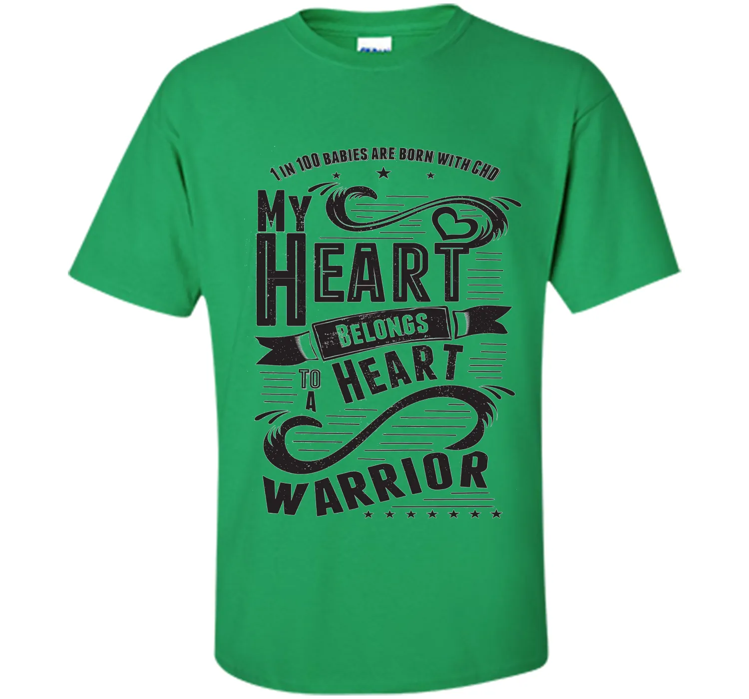 CHD Shirts - My Heart Belongs To A Heart Warrior T-Shirt