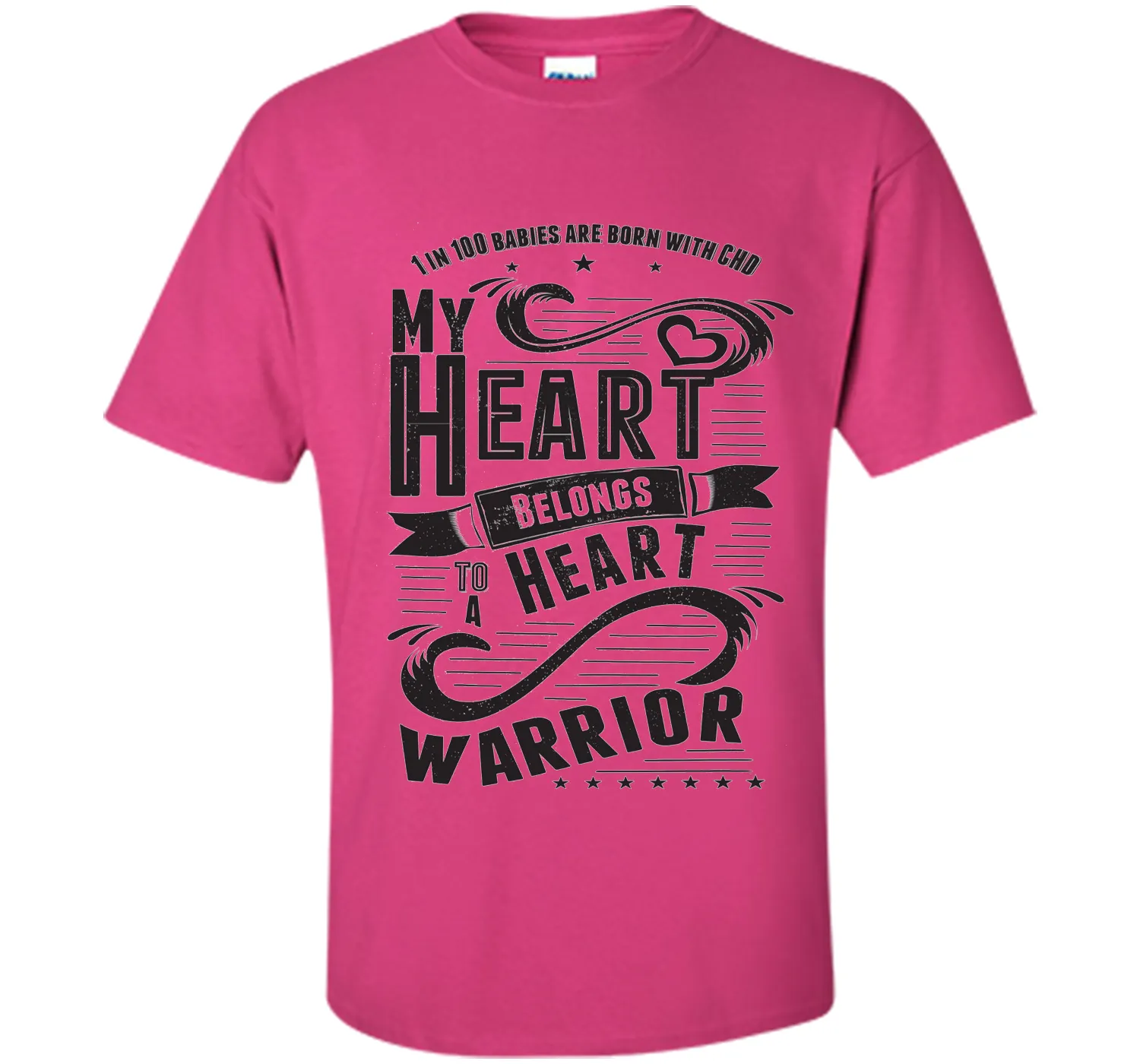 CHD Shirts - My Heart Belongs To A Heart Warrior T-Shirt