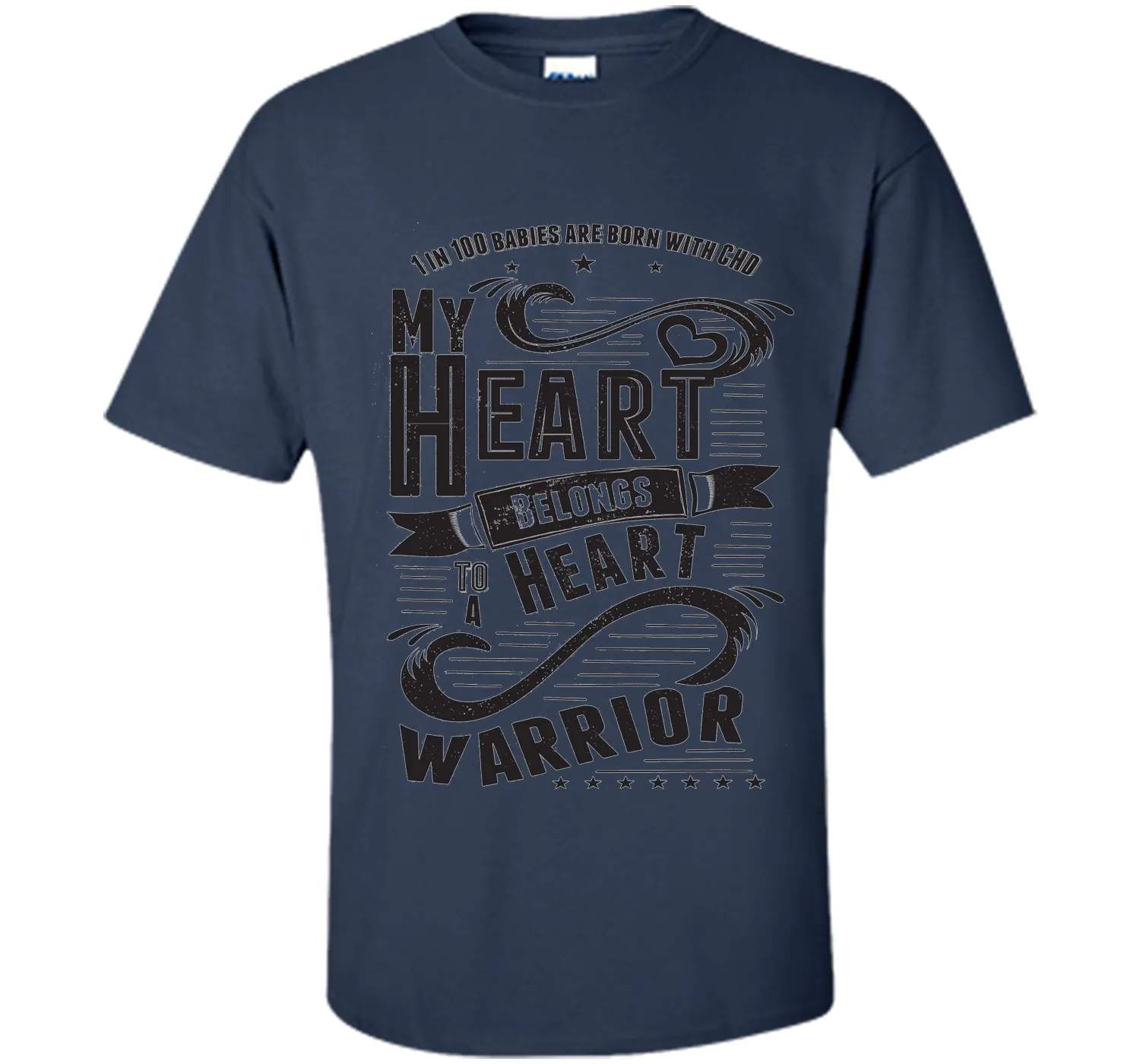 CHD Shirts - My Heart Belongs To A Heart Warrior T-Shirt