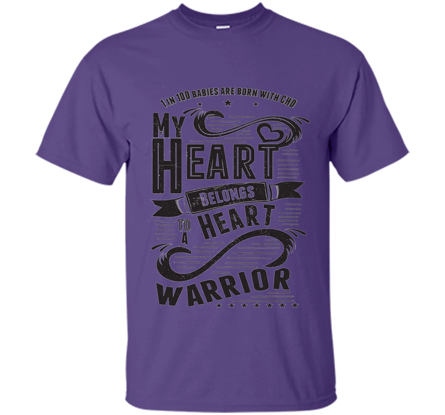 CHD Shirts - My Heart Belongs To A Heart Warrior T-Shirt