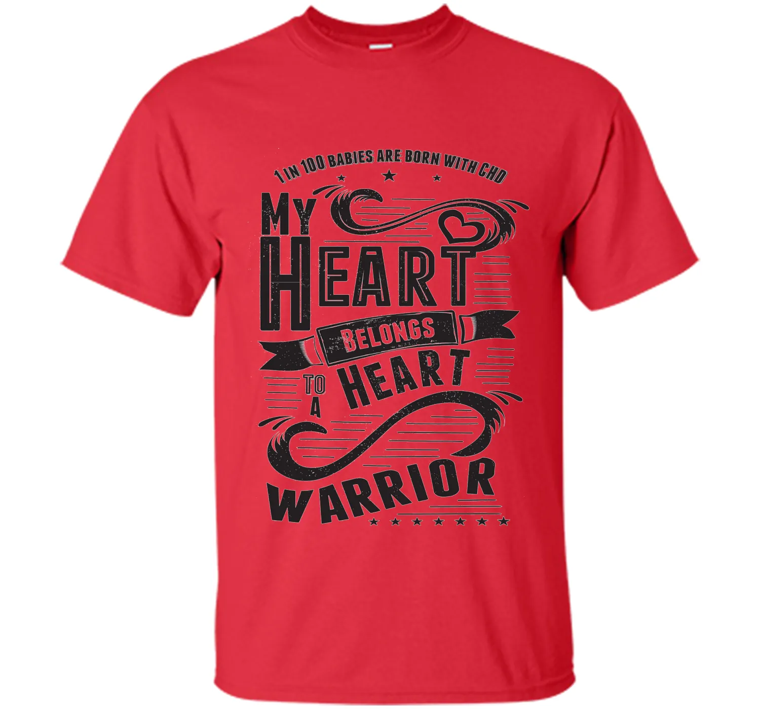 CHD Shirts - My Heart Belongs To A Heart Warrior T-Shirt