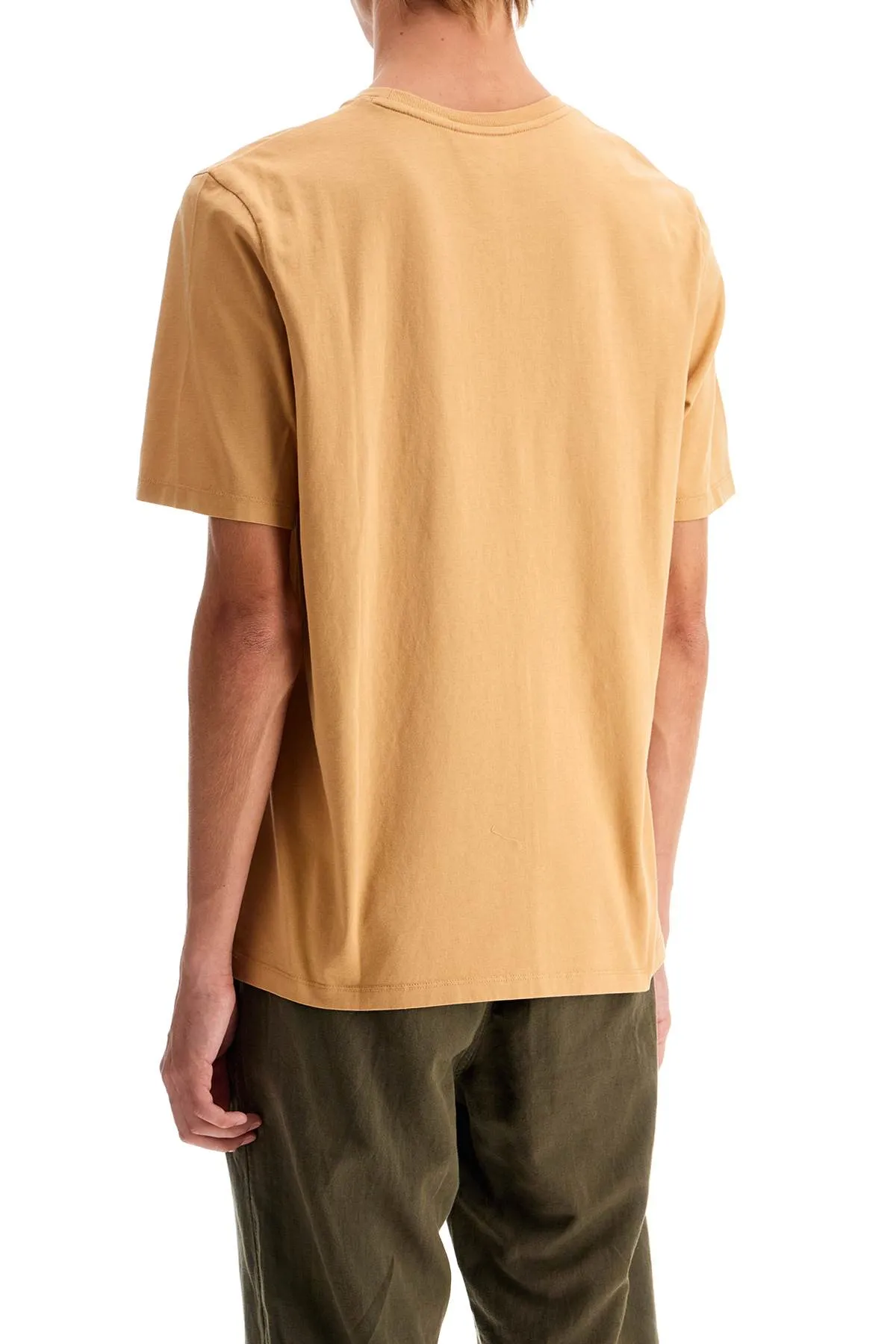 chillax fox patch t-shirt LM00110KJ0008 CHAMOMILE