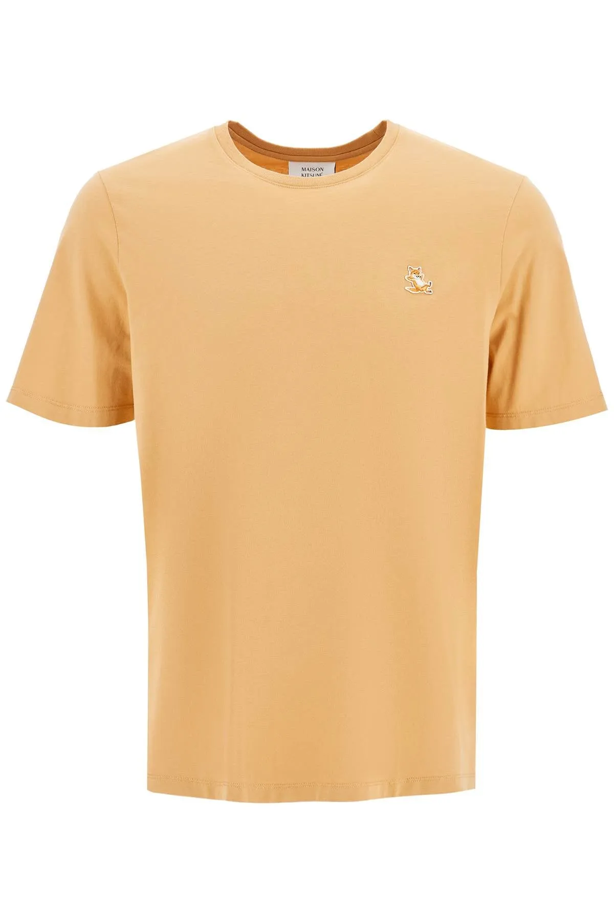 chillax fox patch t-shirt LM00110KJ0008 CHAMOMILE