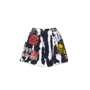 Chinatown Market Mens Smiley Champion 3 Rings Tie-Dye Sweatshorts